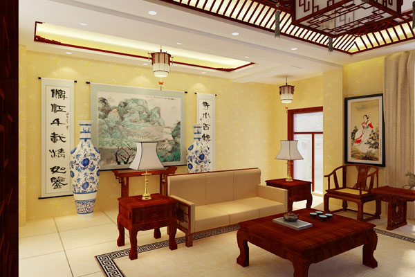 康城静林湾-中式古典-三居室
