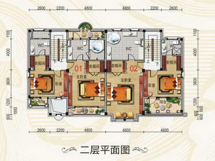 武汉别墅装修 碧桂园 户型图