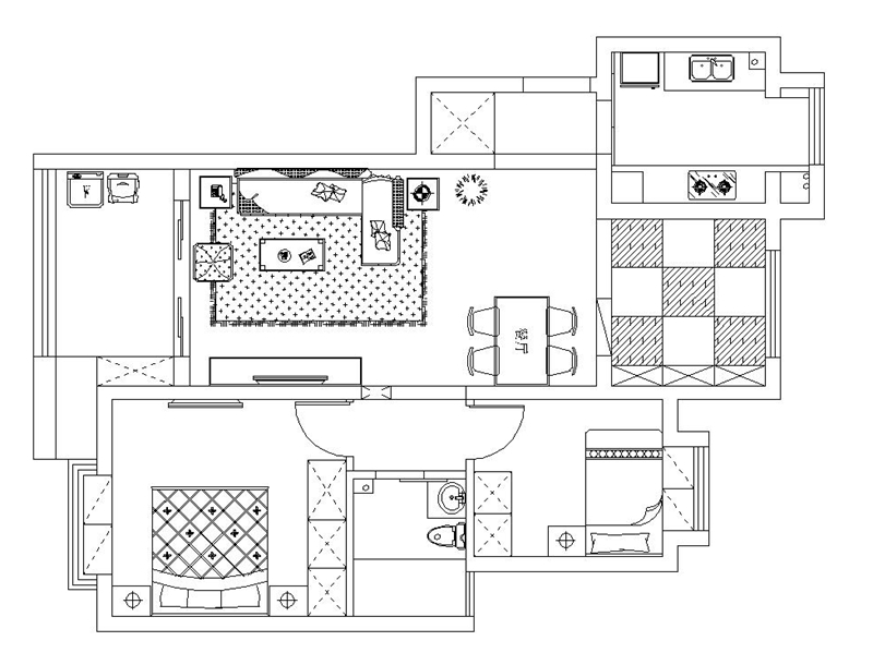 橡树湾-两室两厅-现代简约