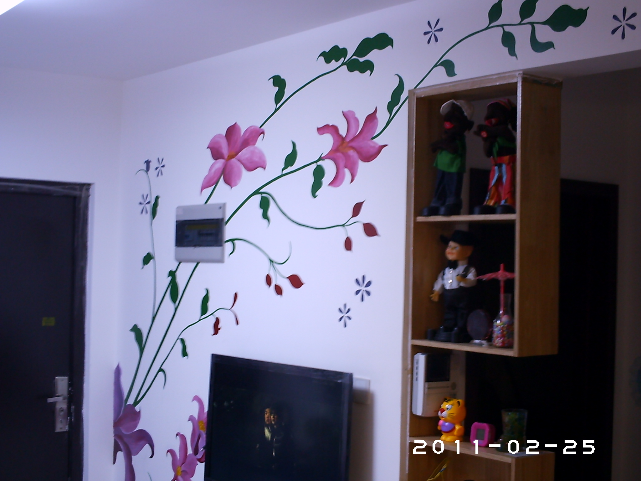 电视墙和儿童房彩绘