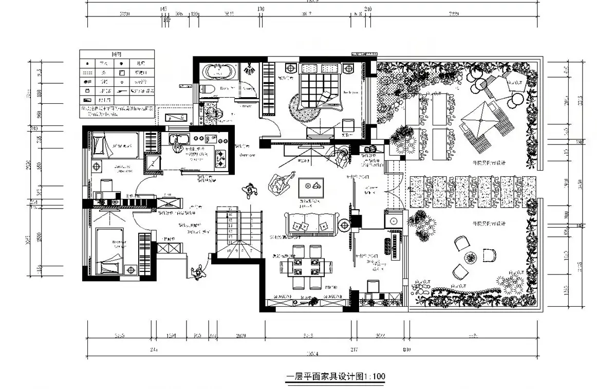 200平方房屋设计图纸,200平米最佳户型图 顶面灰镜的饰面一方面扩大房屋的层高,另一方面也起到一定的装饰性.