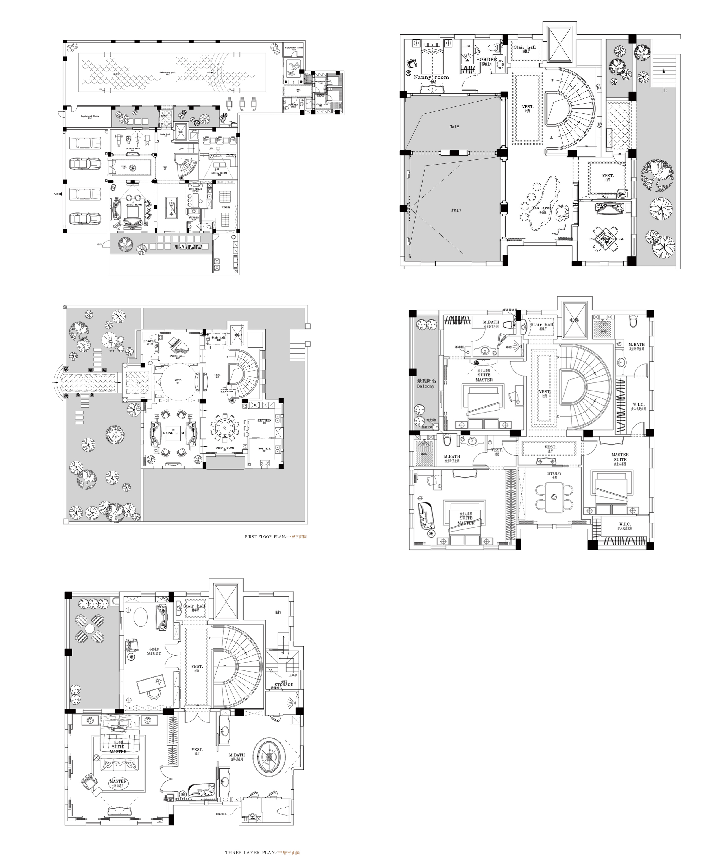 卡纳湖欧式风格别墅设计效果图