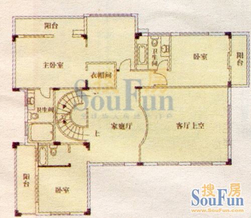 南湖莊園別墅戶型圖