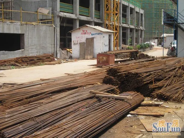 爵士湘工地物料摆放得很整齐,有图有真相