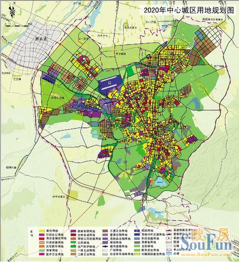 買房子的一定要看--烏魯木齊市城市總體規劃(2011-2020年)