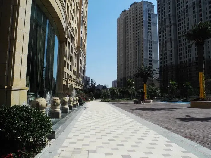 巨凝金水岸小区实景 霸气啊!