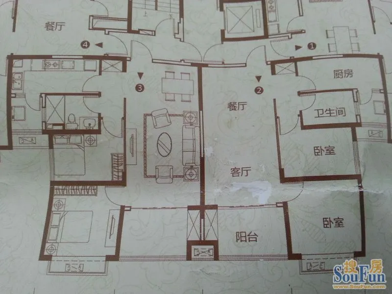 太原恒大綠洲38號樓公攤計算有問題.嘉興一樣的戶型卻小近8m2.