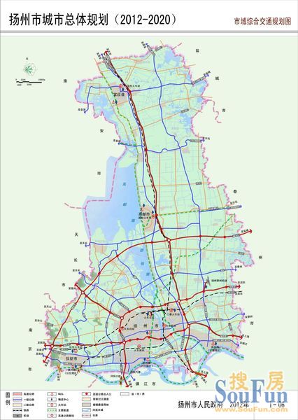 扬州二城规划图图片