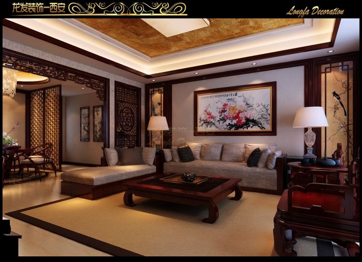 逸翠园-中式古典-三居室