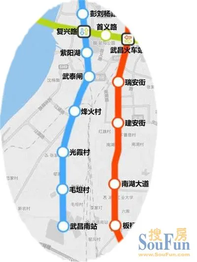 地鐵族:武漢地鐵2020年建成線路示意圖,高清鉅獻,等比例線路圖,參