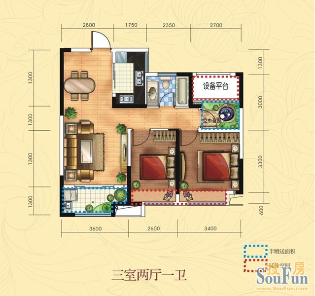 【華紡新華城】75-126平米兩房-四房的戶型圖大曝光!