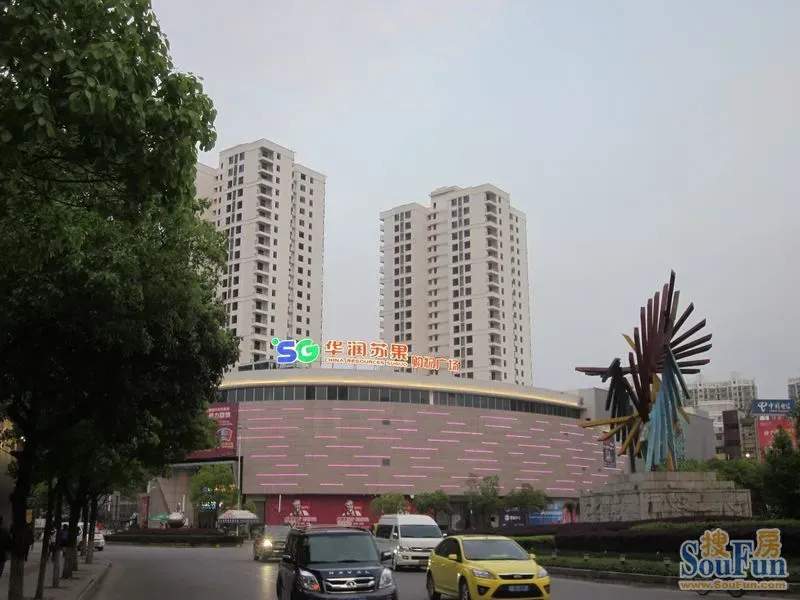 开发区华灯初上,夜幕下的泰富广场-泰富广场业主论坛- 宜昌房天下