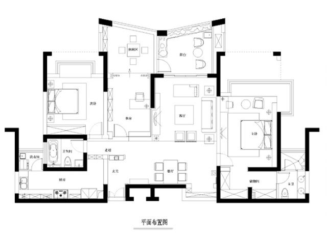 雅戈尔未来城-现代简约-三居室