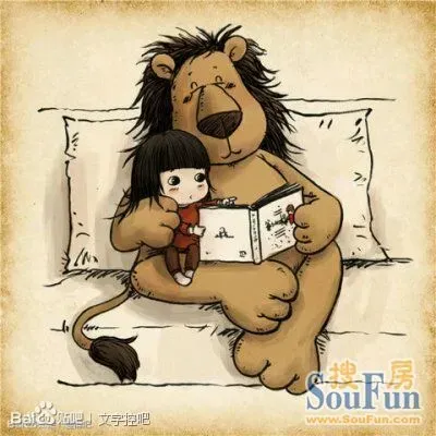 父亲手绘漫画记录女儿成长史 好感动