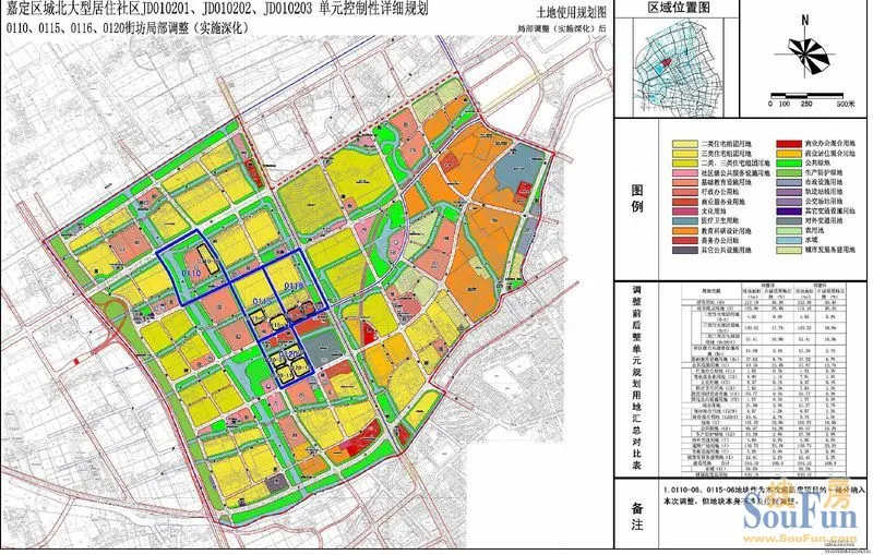 新城网上看到的嘉定西的规划图,转过来供大家参考了