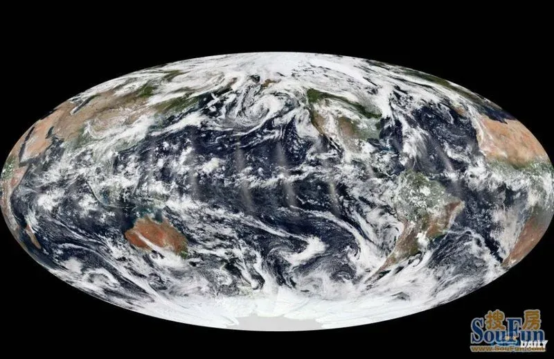 难得一见的平静地球!nasa发布震撼卫星图像