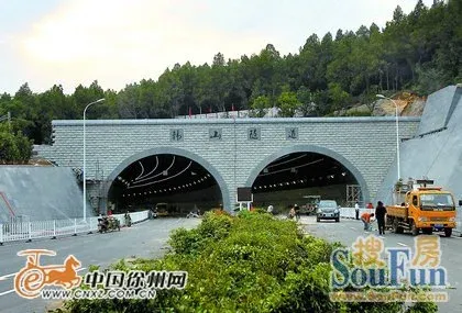 韩山隧道10月1日正式通车