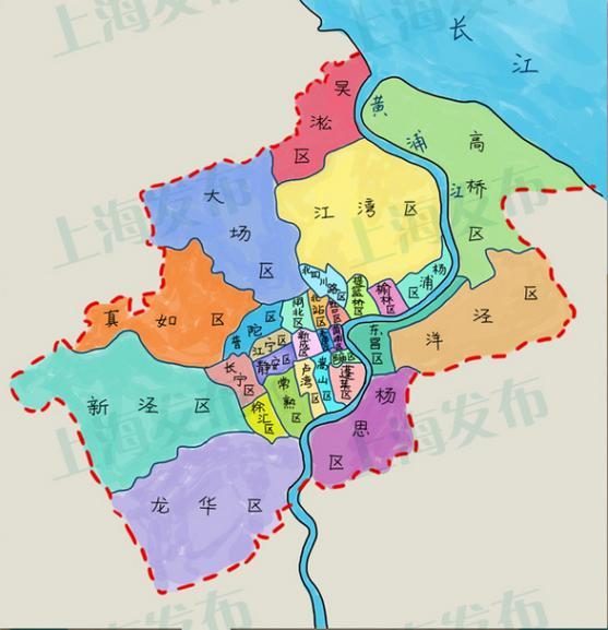 图解上海60年行政区划变迁