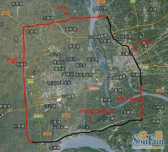 扬州北外环路——省道353十二五开建