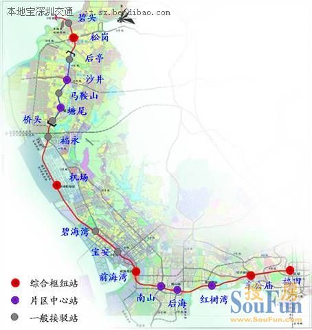 深圳地铁9号线规划图片