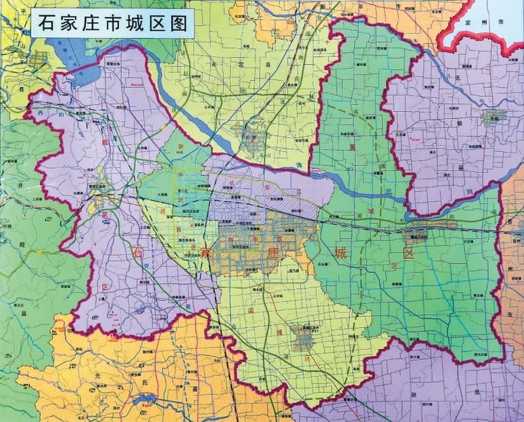 石家庄市区划调整,正式公布区划调整地图!