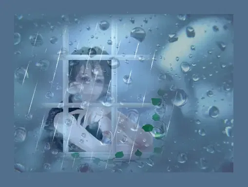 只有在这飘雨时节,把过去略为怀念