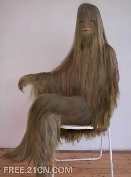 世界上体毛最长的mm,慎入!