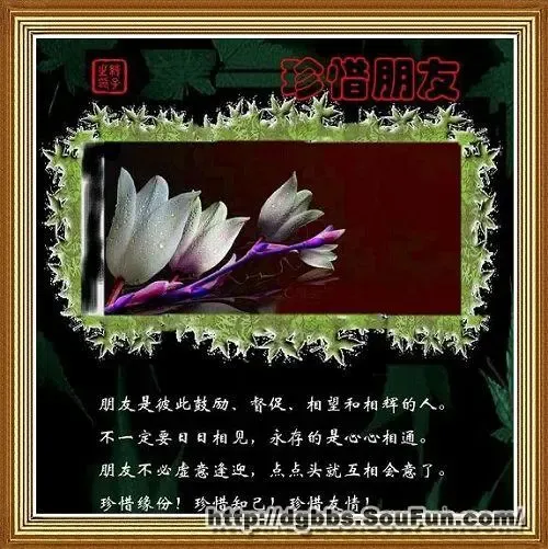 珍惜朋友愿做您永远的朋友!