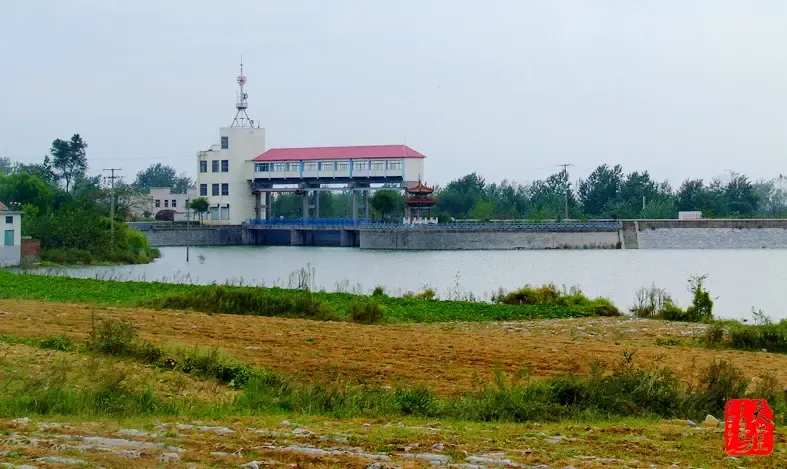 凌山头水库远眺(临沭县县城的人们饮用水水源)