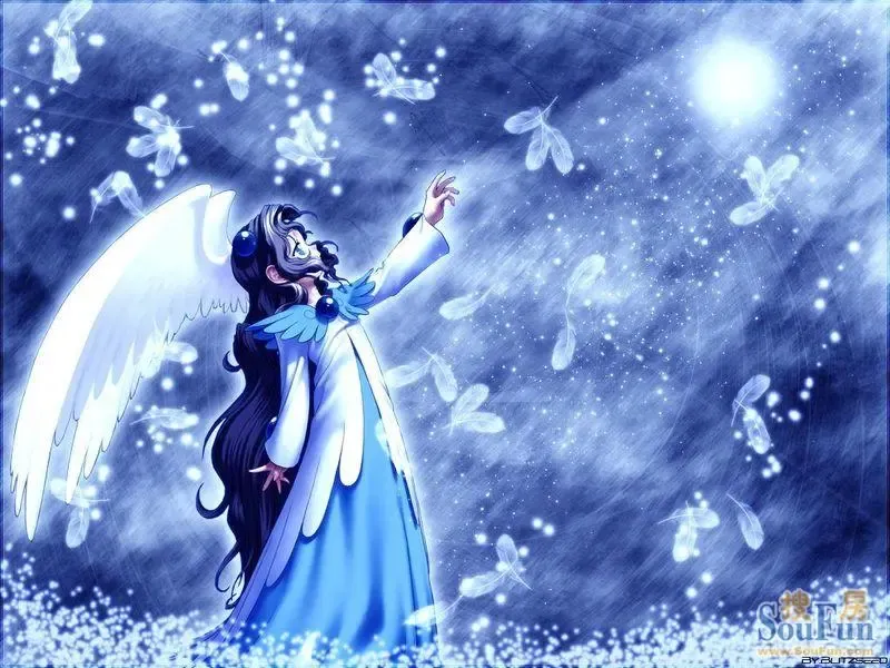 美丽的梦幻天使陪你度过寂寞的夜晚