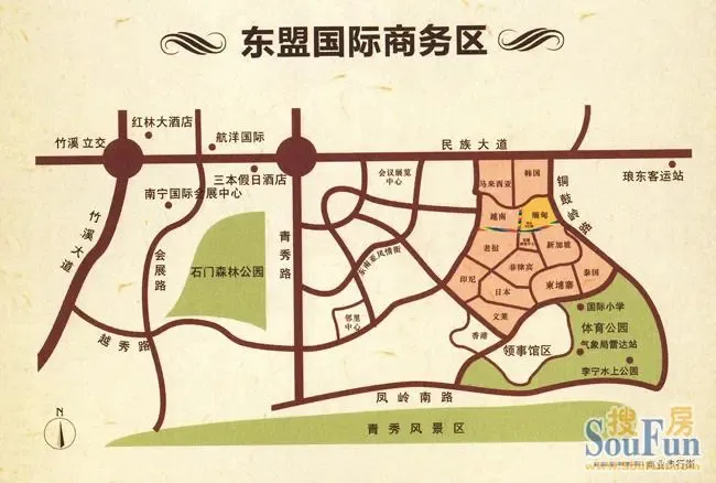 南宁中国东盟国际商务区北部湾经济发展新引擎