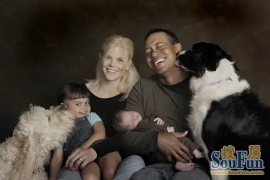 曾经温馨的一家