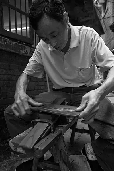 纪实摄影:磨刀师傅 [转]