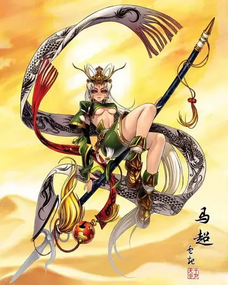 唯美的全女版动漫三国人物造型