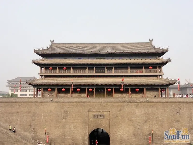 壮观的城楼,透出昔日天朝的霸气