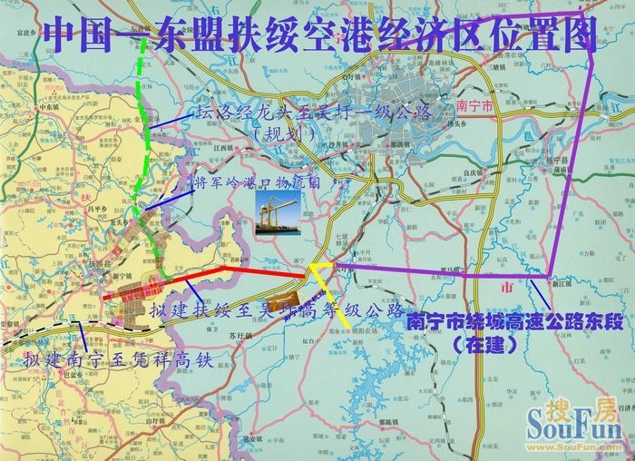 广西扶绥县城区规划图图片