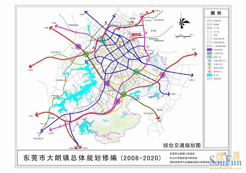 【大朗碧桂園全景評估】系列之四: 從一張規劃圖說說未來的道路