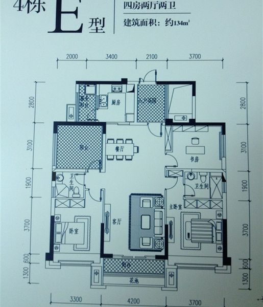 依云曦城别墅户型图图片