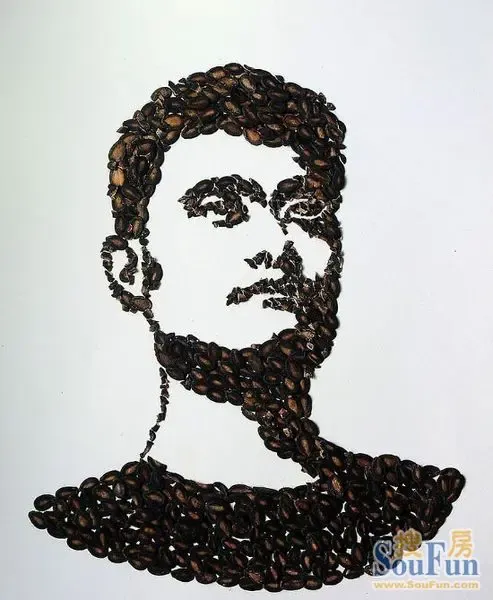 瓜子壳画出名人画,牛逼了,赫本最好看了