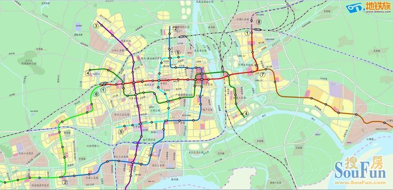南京扬州地铁规划图图片