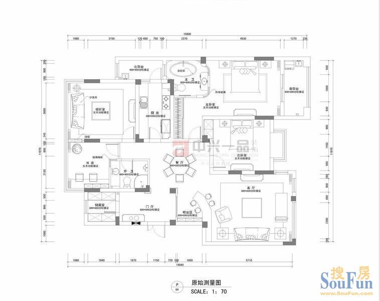 金科米兰米兰-现代简约-三居室