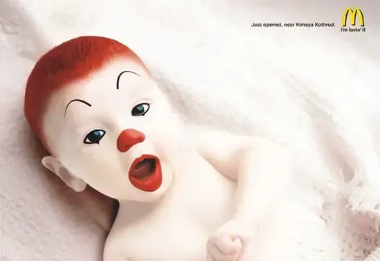 超可爱宝贝模特广告