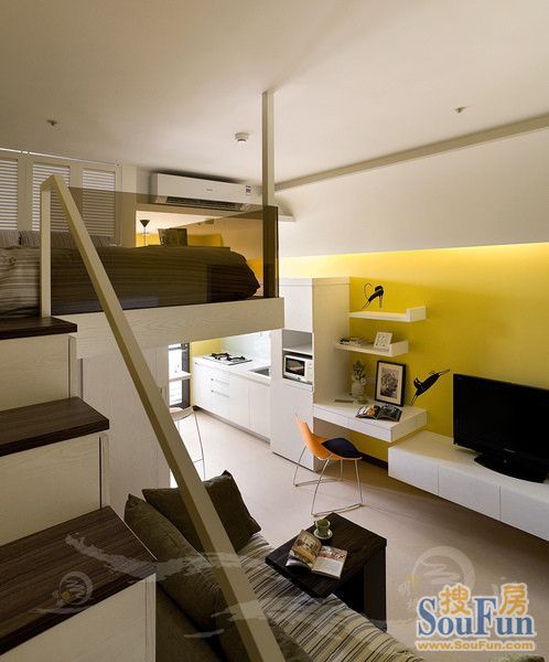 岭南新世界户型图房型图结构图装修公司案例效果图-现代简约-三居室