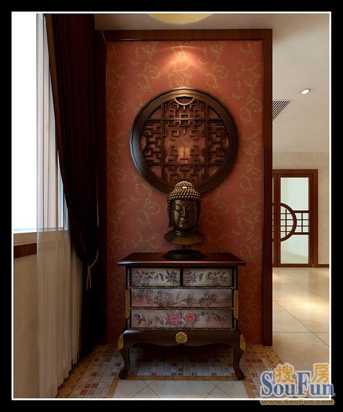 金地芙蓉世家-中式古典-二居室