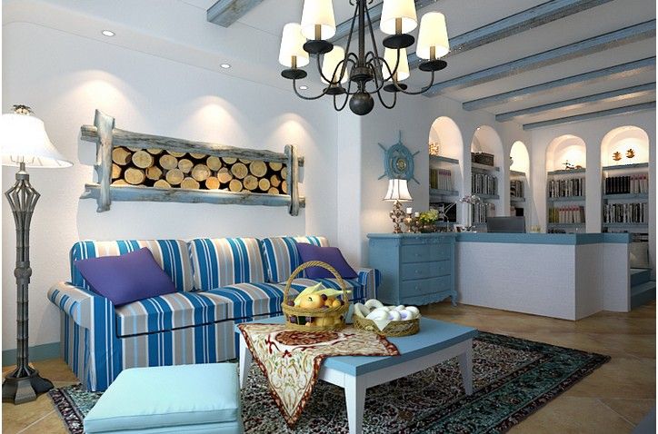 纵横国际公寓-地中海风格-一居室