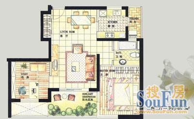大宁揽翠艺墅户型图