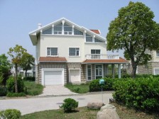 乔爱别墅,开间15米独栋,新中式精装修,集中南花园