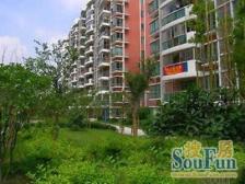 电梯2房,小区花园位置,一梯两户,房型正南北通风