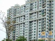 园林式小区 沿河景观 通透板式三房