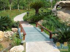 小区中间不靠路的叠加别墅,随时看房,有车库停车方便